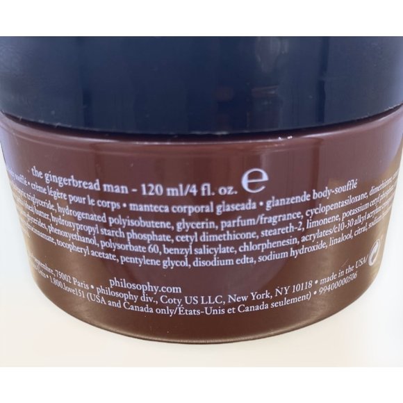 Philosophy Bath & Body The Gingerbread Man Glazed Body Souffle